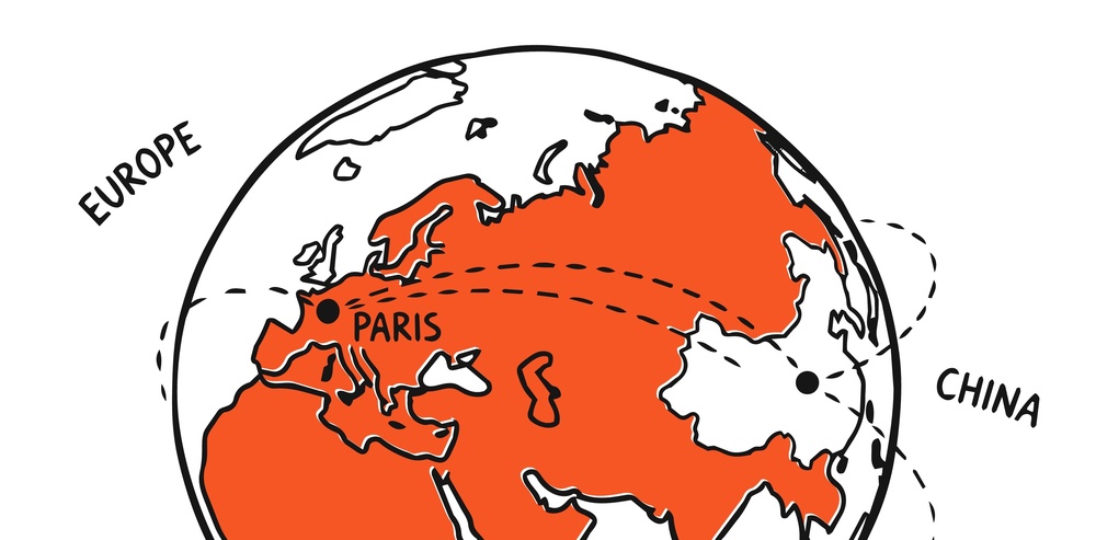 Flore de France global sourcing network — Europe & Asia